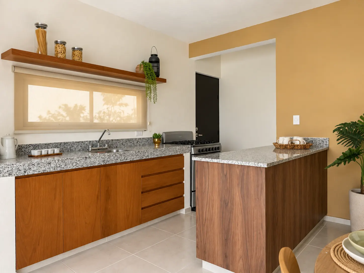 Cocina entregada en Paraíso Caucel, modelo Vento